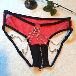 Red Chain Panty
